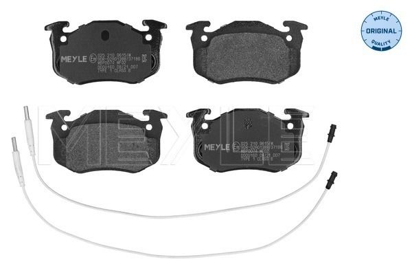 MEYLE 025 210 9615/W Brake pad set, disc brake