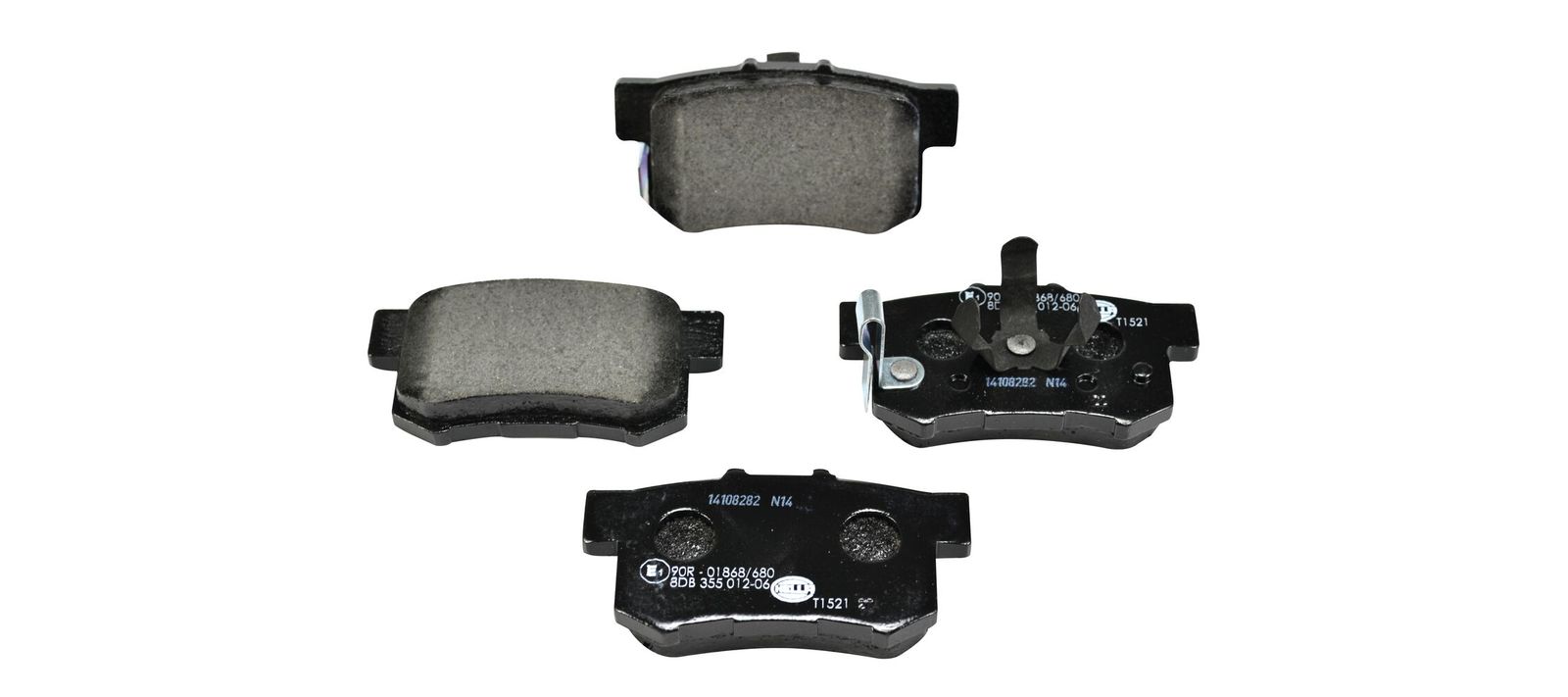 HELLA 8DB 355 012-061 Brake pad set, disc brake