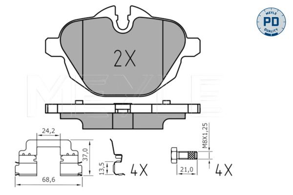 Brake Pad Set, disc brake-1