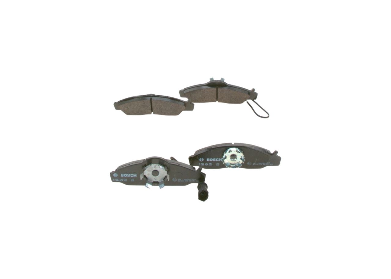 BOSCH 0 986 424 551 Brake pad set, disc brake