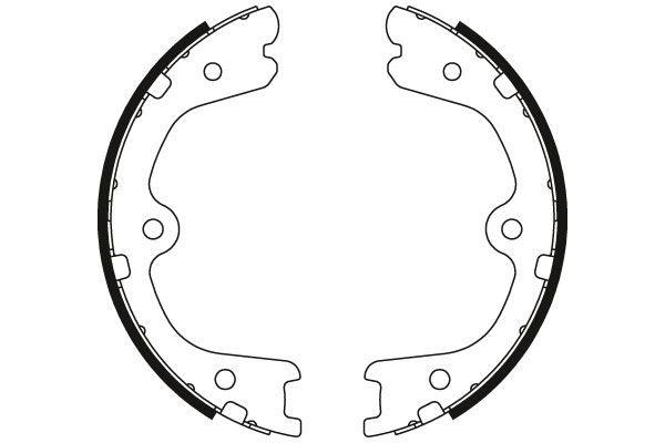 Brake Shoe Set, parking brake-1