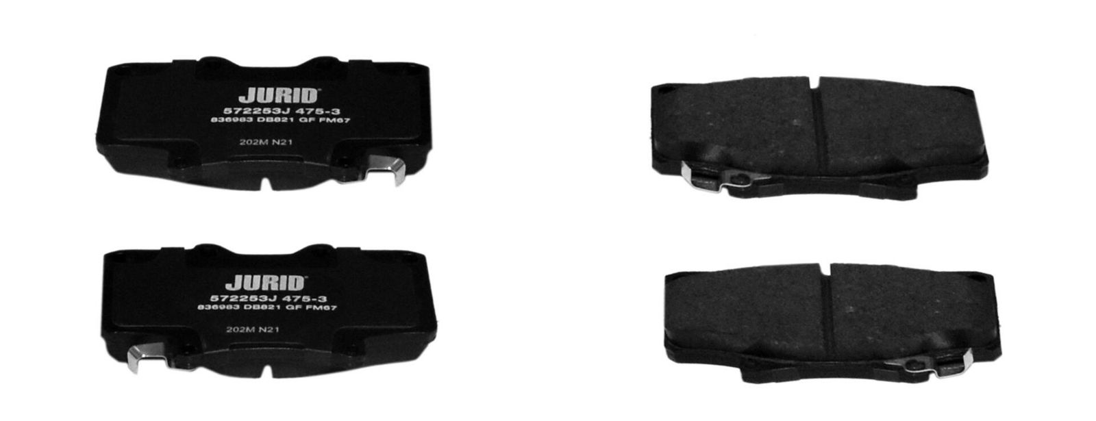 JURID 572253J Brake pad set, disc brake