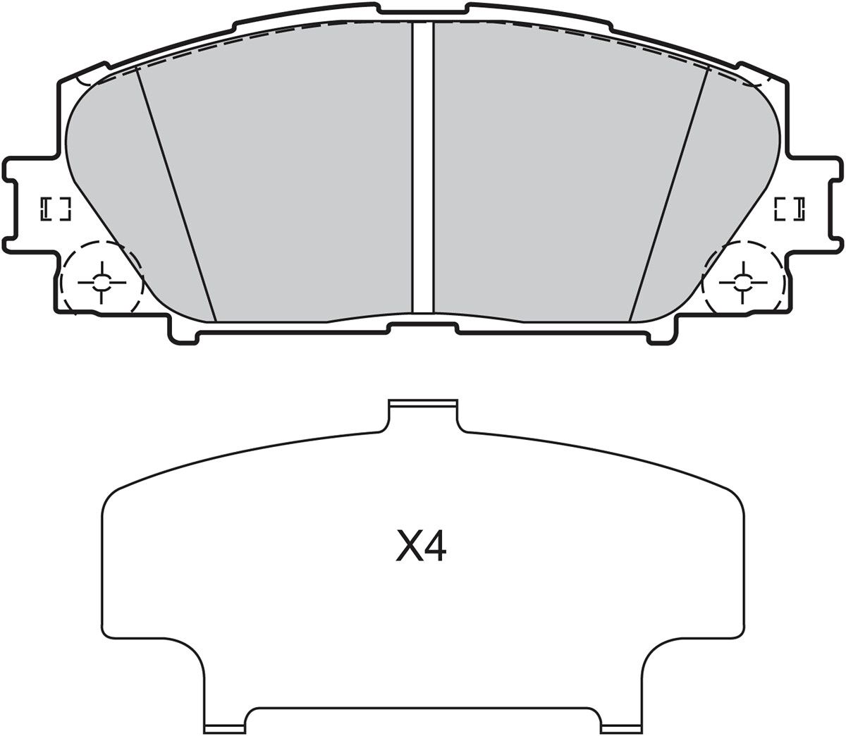 Brake Pad Set, disc brake-1