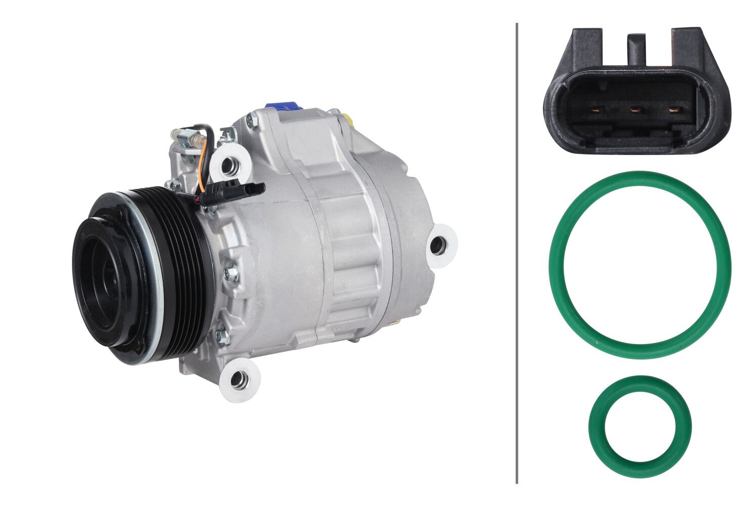 HELLA 8FK 366 201-671 Compressor, air conditioning