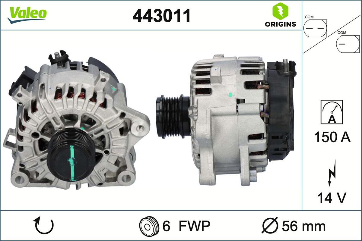 VALEO 443011 Alternator