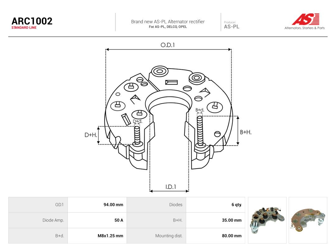 Rectifier, alternator-2