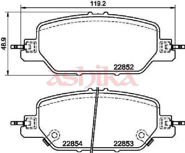 Brake Pad Set, disc brake-1