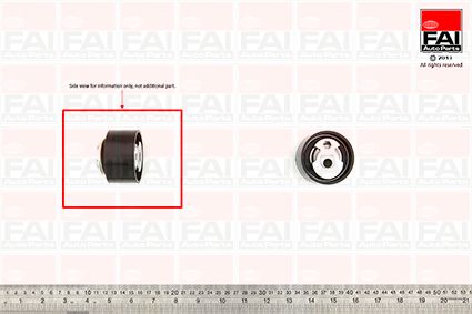 FAI AUTOPARTS T9317 Tensioner pulley, timing belt