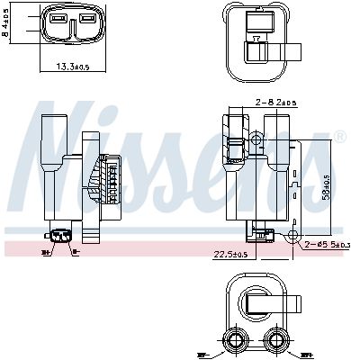 NISSENS 966845 Ignition coil
