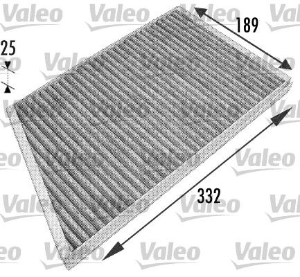 VALEO 698743 Filtras, salono oras
