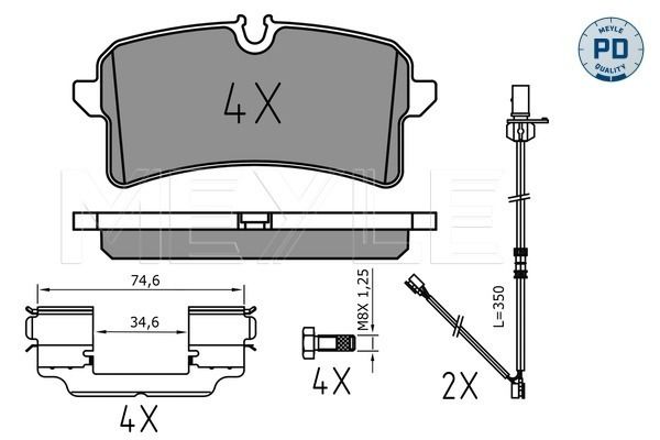 Brake Pad Set, disc brake-1
