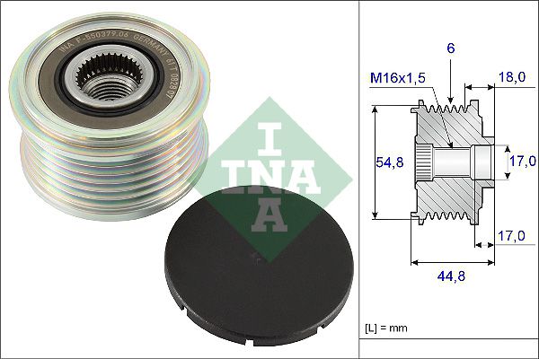 SCHAEFFLER INA 535 0114 10 Alternator freewheel clutch