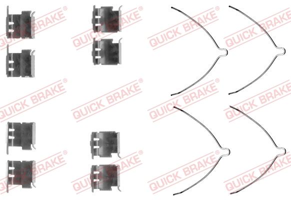 QUICK BRAKE 109-1289 Accessory kit, disc brake pad
