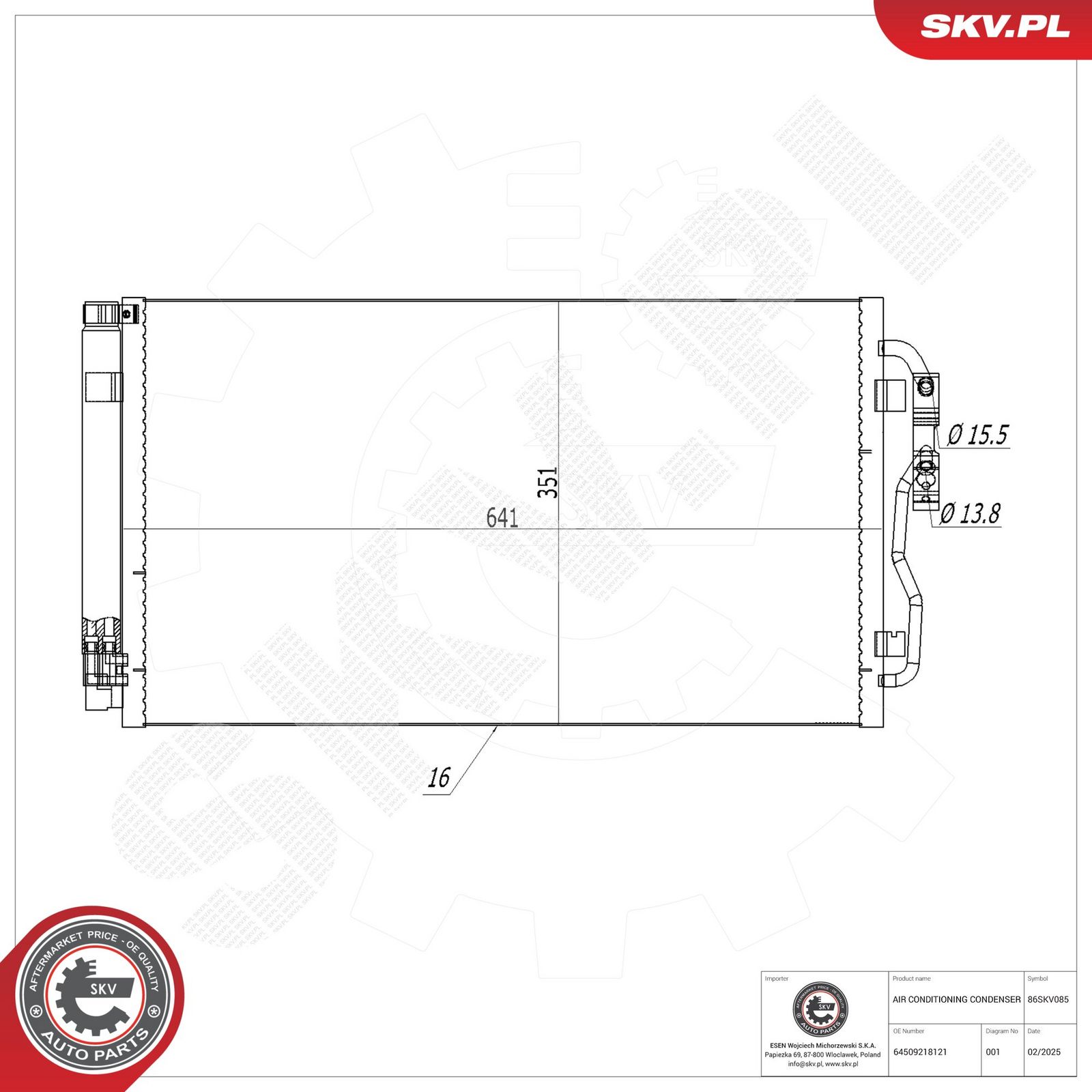 Condenser, air conditioning-5
