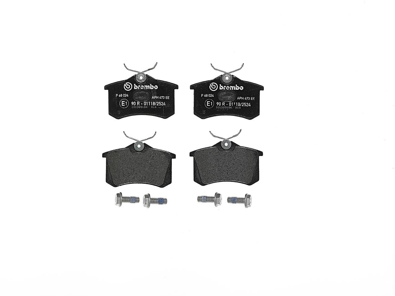 BREMBO P 68 024 Brake pad set, disc brake