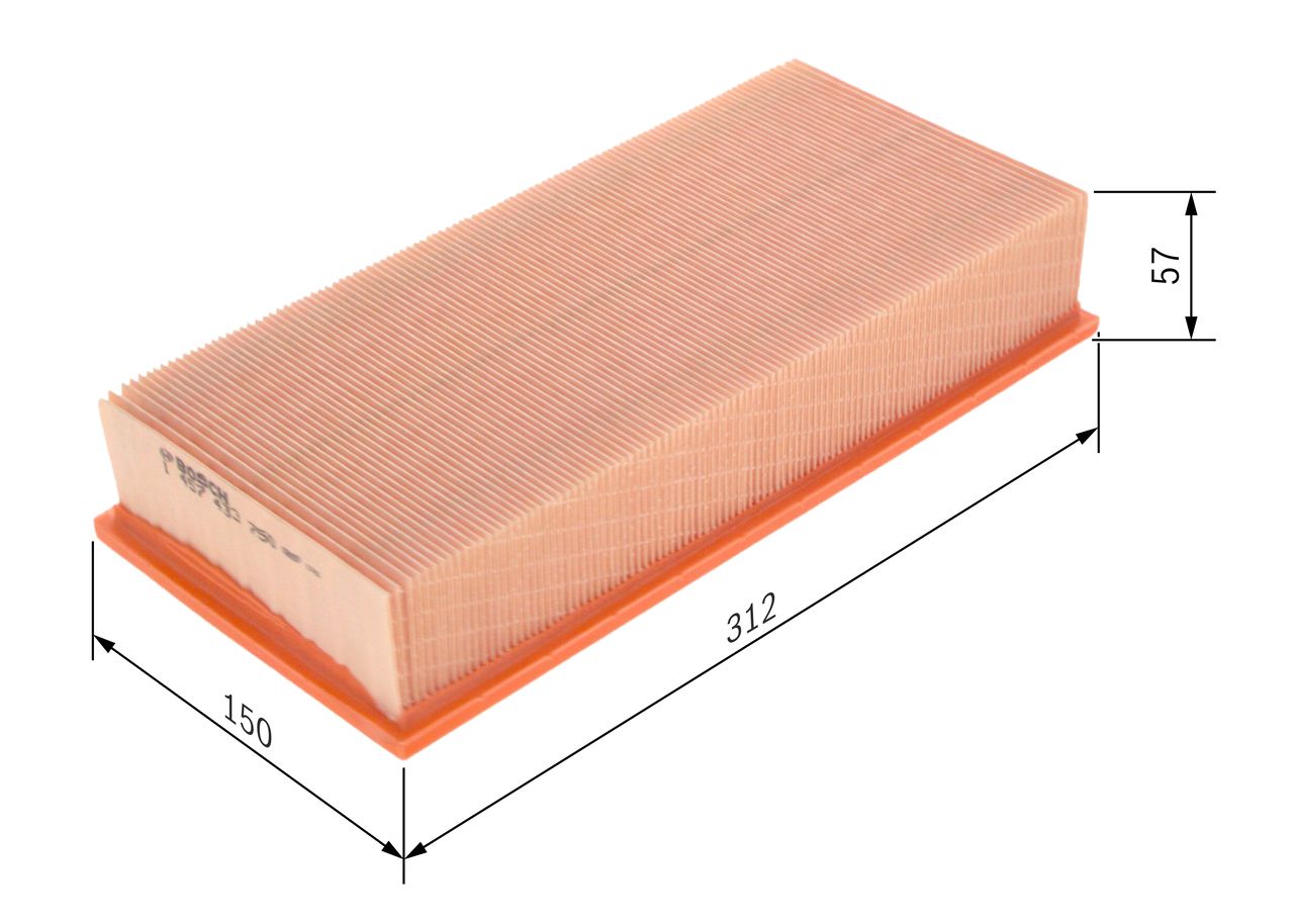 BOSCH 1 457 433 750 Air filter