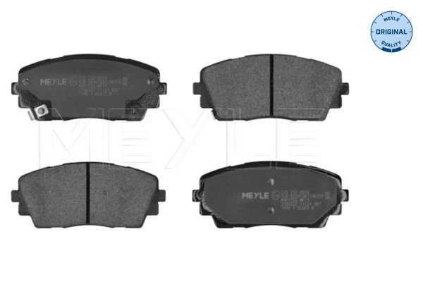 MEYLE 025 253 6516 Brake pad set, disc brake