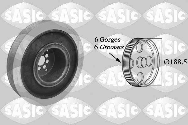 SASIC 9001805 Belt pulley, crankshaft