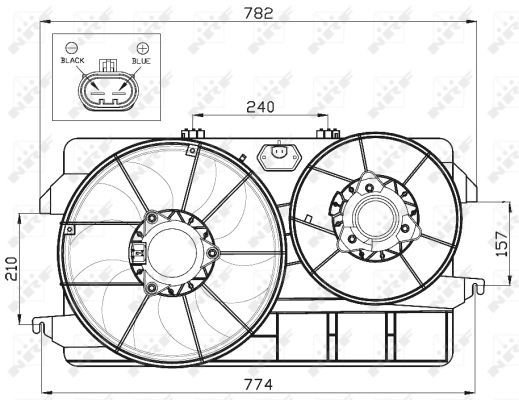 Fan, engine cooling-1