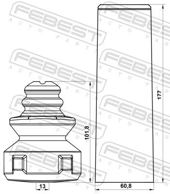 Dust Protection Kit, shock absorber-1