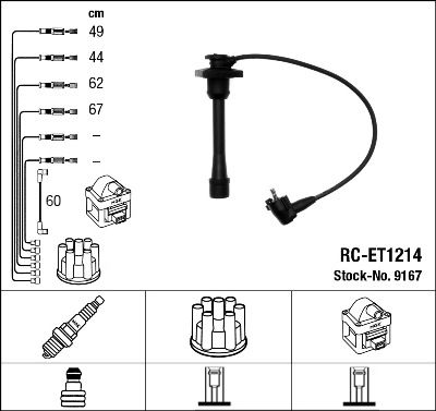 NGK 9167 Ignition cable kit