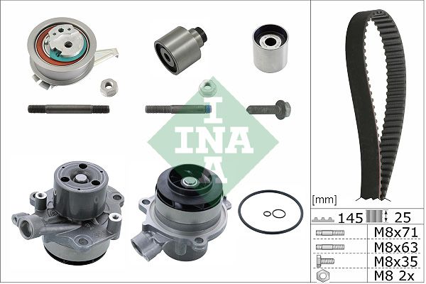 SCHAEFFLER INA 530 0650 32 Water pump & timing belt kit
