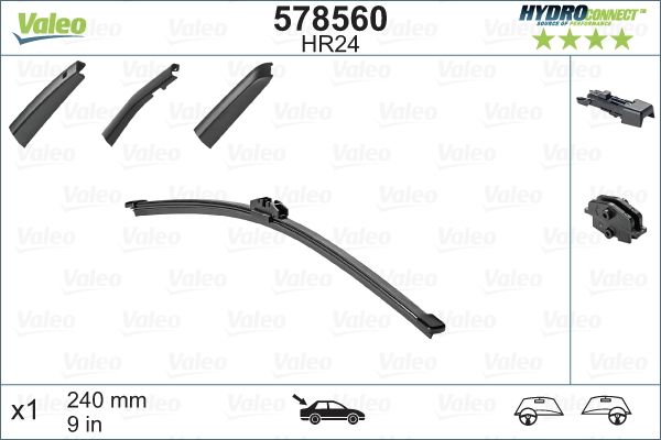 VALEO 578560 Wiper blade