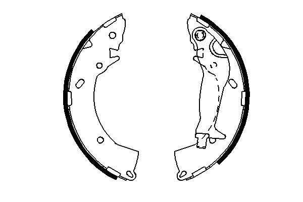 Brake Shoe Set-4