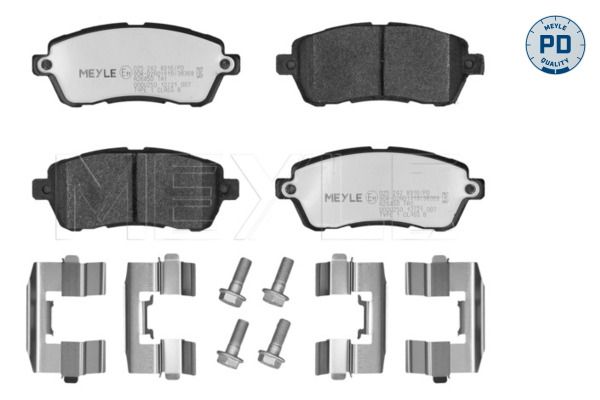 MEYLE 025 242 8316/PD Brake pad set, disc brake