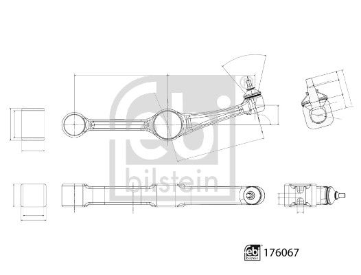 Control/Trailing Arm, wheel suspension-2