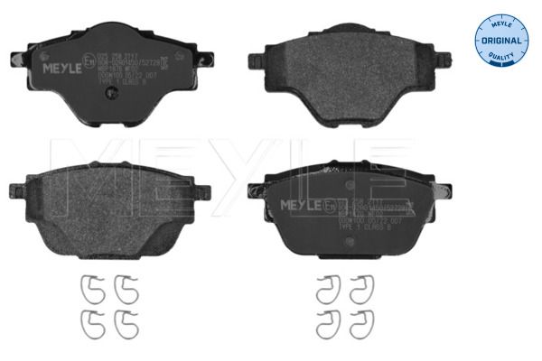 MEYLE 025 258 2717 Brake pad set, disc brake