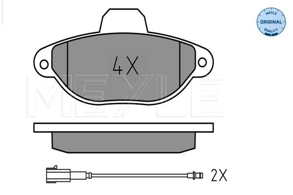 Brake Pad Set, disc brake-1