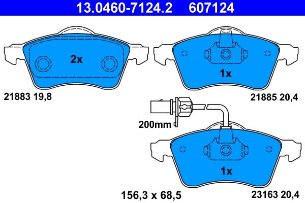 Brake Pad Set, disc brake