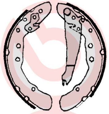 BREMBO S 85 514 Brake shoe set