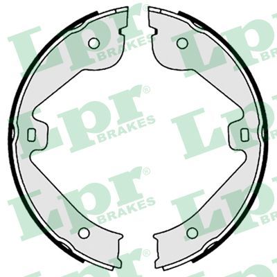 LPR 09150 Brake shoe set, parking brake
