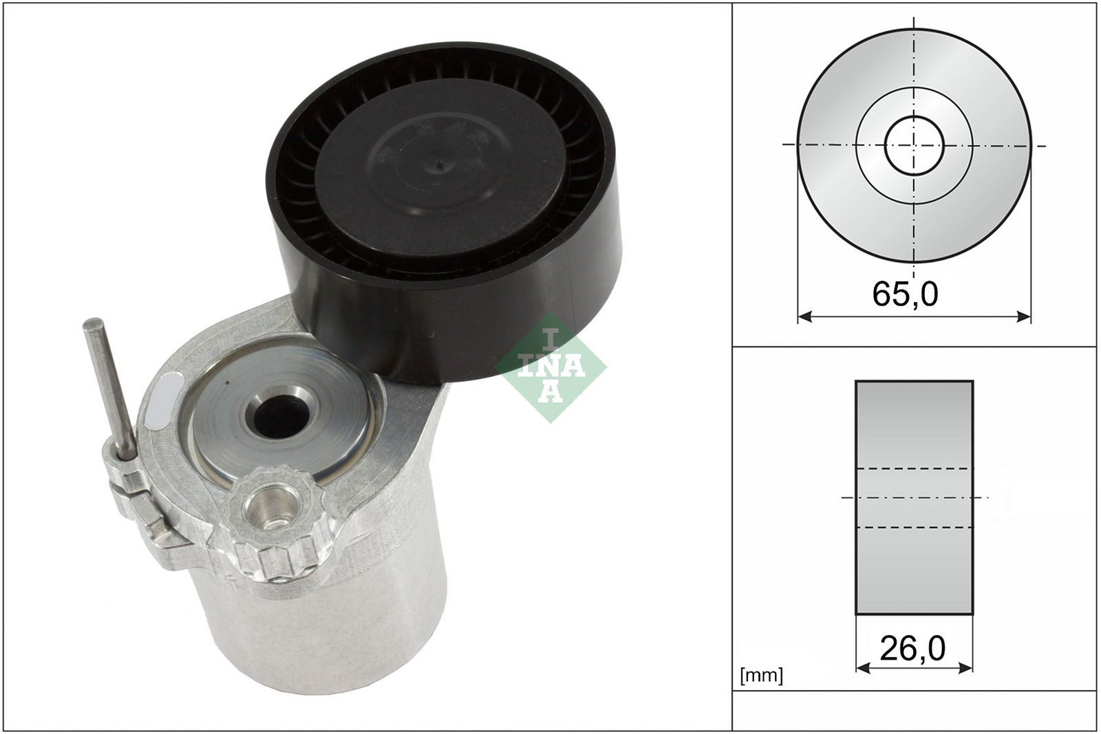 SCHAEFFLER INA 534 0570 10 Belt tensioner, v-ribbed belt