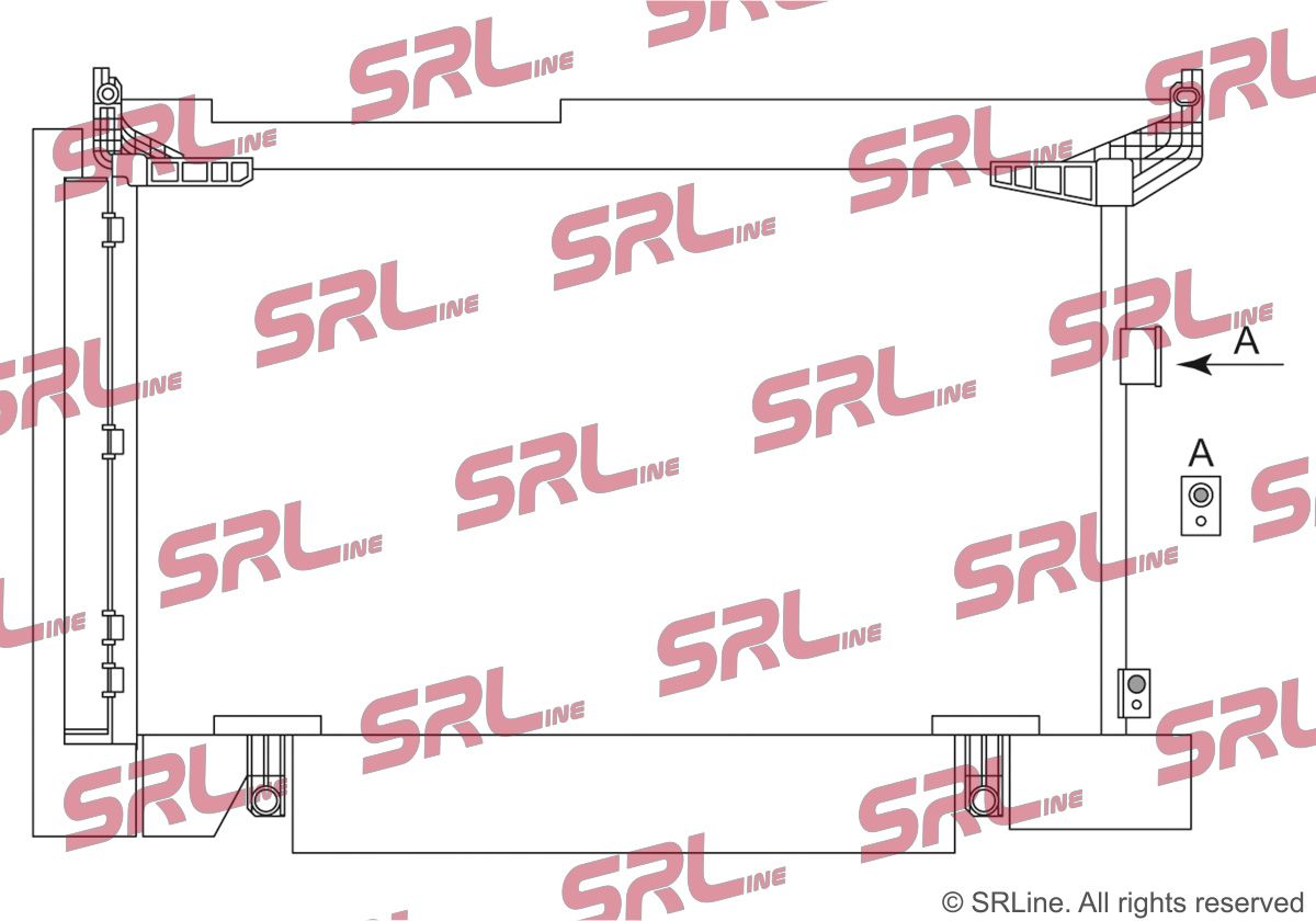 SRLINE 72X1K8C2S Condenser, air conditioning