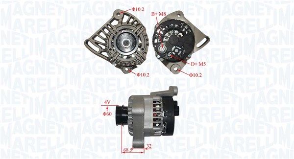 MAGNETI MARELLI 063731349010 Alternator