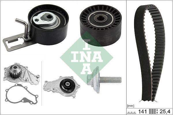 SCHAEFFLER INA 530 0578 30 Water pump & timing belt kit