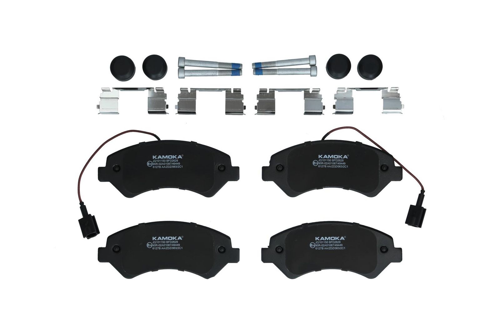 KAMOKA JQ101150 Brake pad set, disc brake