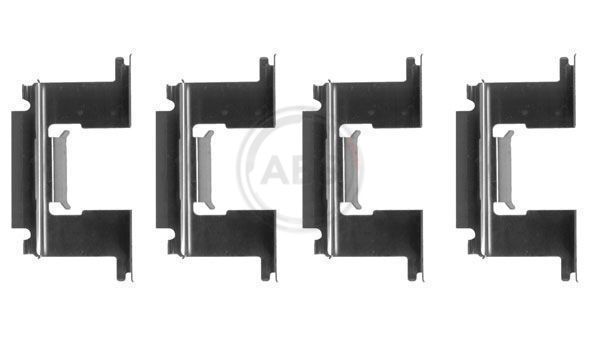 A.B.S. 1064Q Priedų komplektas, diskinių stabdžių trinkelės