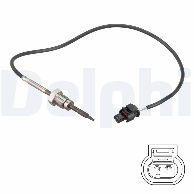 Sensor, exhaust gas temperature