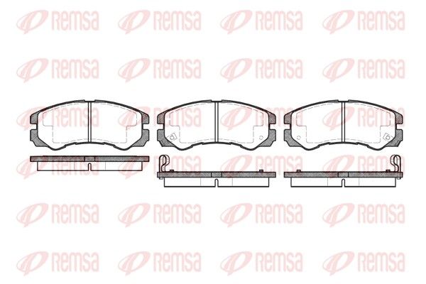 REMSA 0425.02 Brake pad set, disc brake