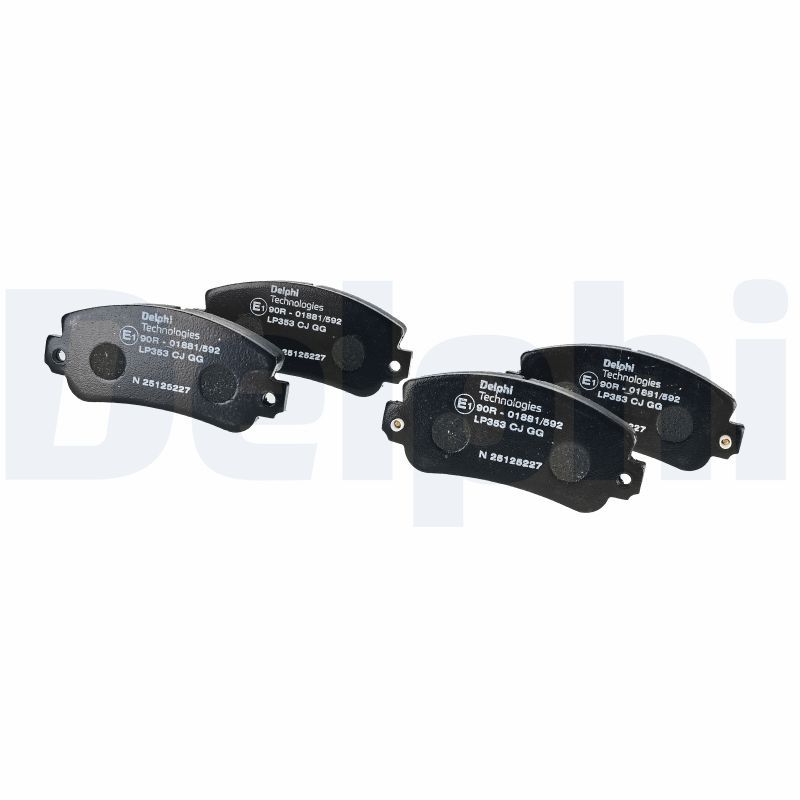 DELPHI LP353 Brake pad set, disc brake