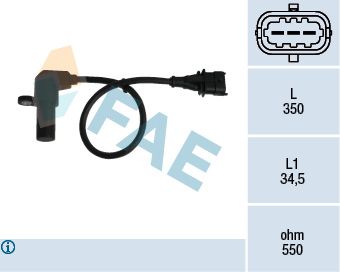 Sensor, crankshaft pulse