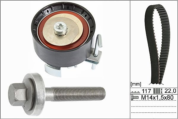 HEPU 20-1836 Timing belt kit