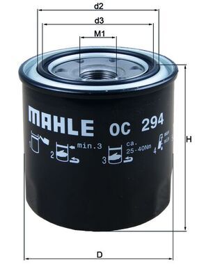 KNECHT OC 294 Oil filter