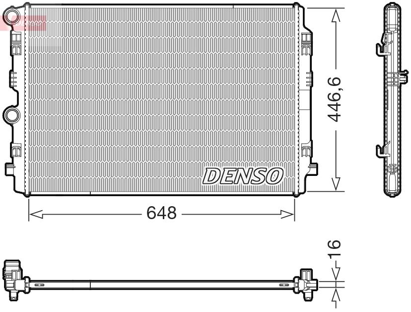 DENSO DRM02050 Radiator, engine cooling