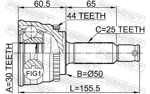 Joint Kit, drive shaft-1