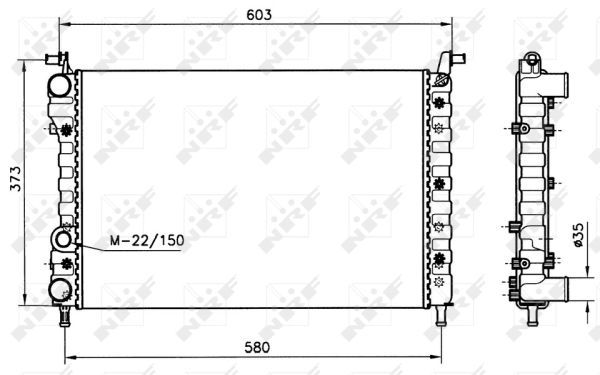 Radiator, engine cooling-4